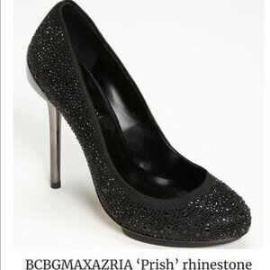 BCBGMAXAZRIA MA-Prish Rhinestone‎ Platform Hells